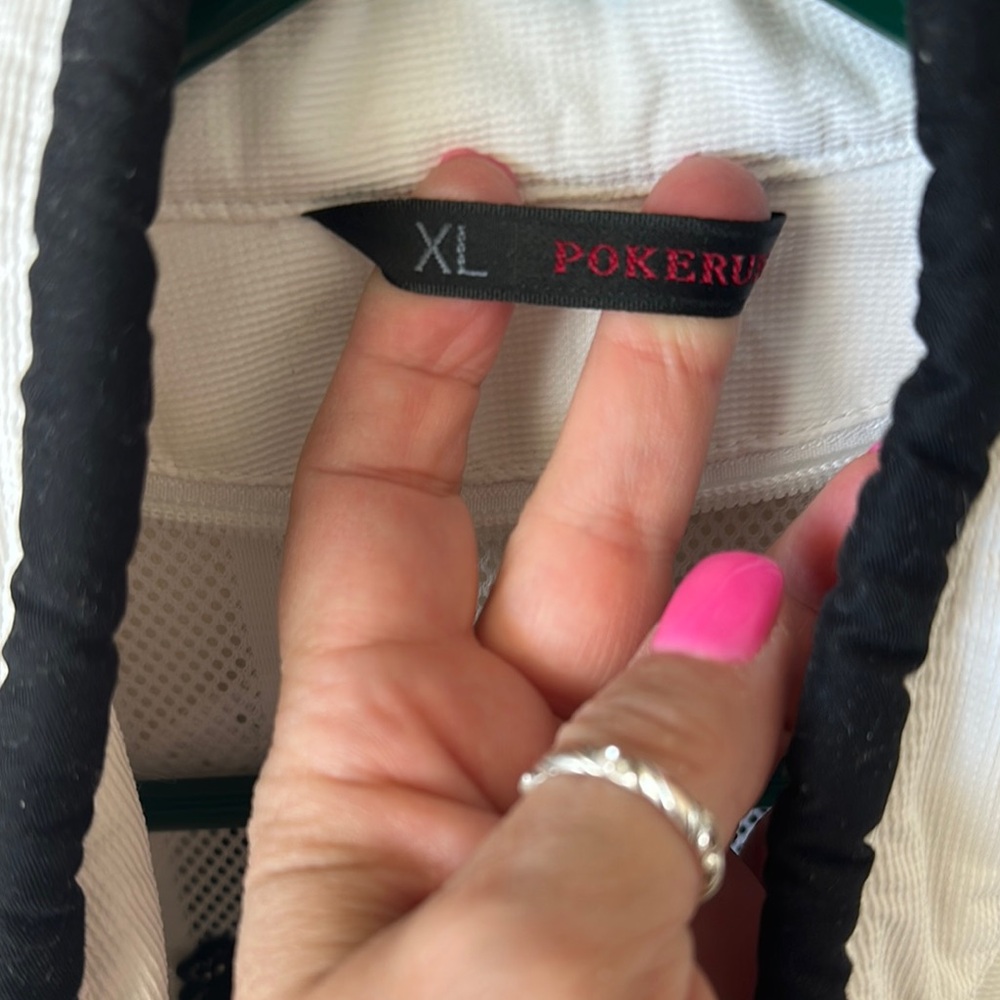Stylish White Jacket with Black Accents - Picture 6 of 12